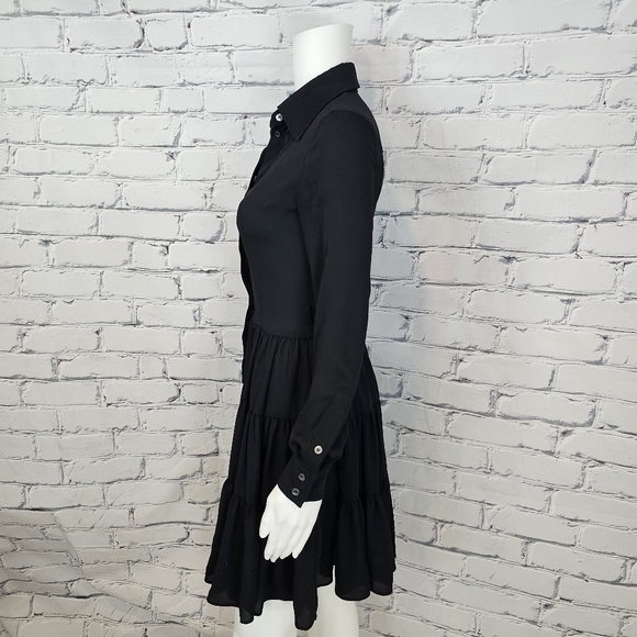 Louis Vuitton Uniforms Black Tiered Shirt Dress - Picture 2 of 8